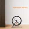 Quiet Hamster Exercise Wheel with Iron Stand for Small Animals view 4