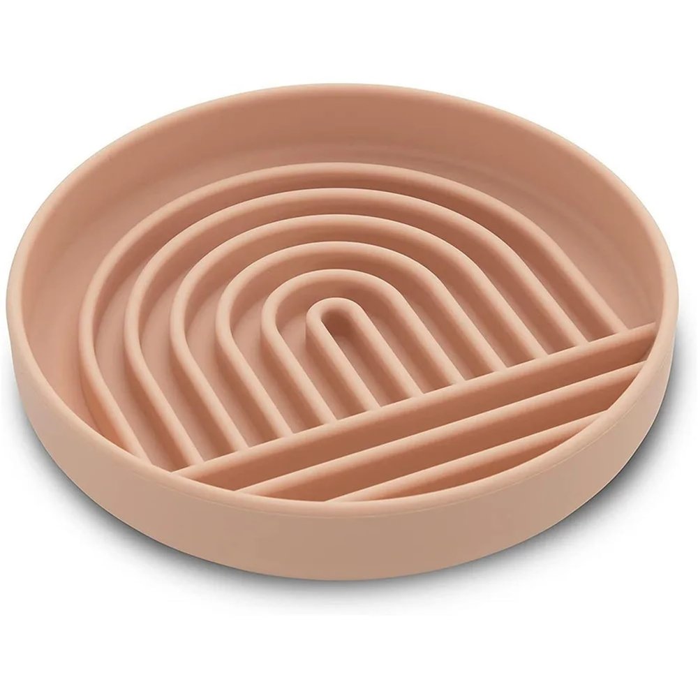 Silicone Slow-Feeder Bowl with Suction Cups