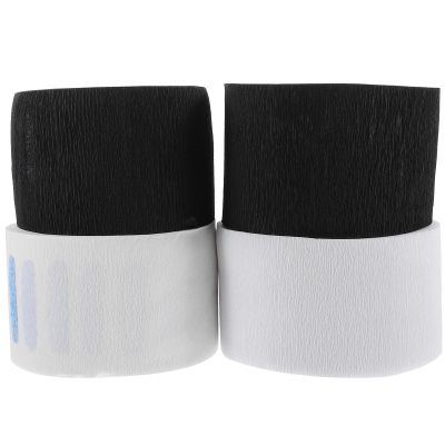 Disposable White Neck Paper Rolls, 4 Papers, for Barber Supplies and Haircuts