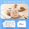 Personalized Wooden Baby Tooth Box with Name view 2