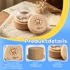 Personalized Wooden Baby Tooth Box with Name view 4