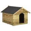 Teenpull Wooden Dog House with Opening Roof, 105 x 123 x 90 cm view 1