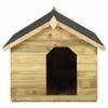 Teenpull Wooden Dog House with Opening Roof, 105 x 123 x 90 cm view 2