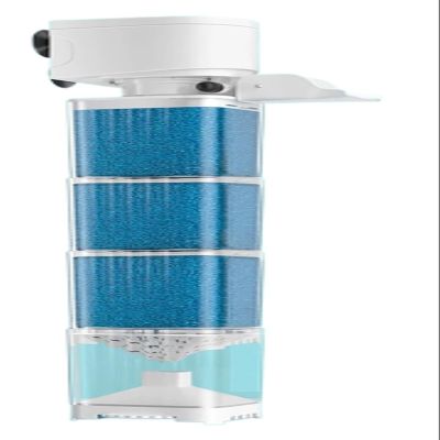 AMRTTWY Aquarium Filter System, Submersible Filter Pump, Silent Air Aerator, Internal Water Wave Maker (35 W)
