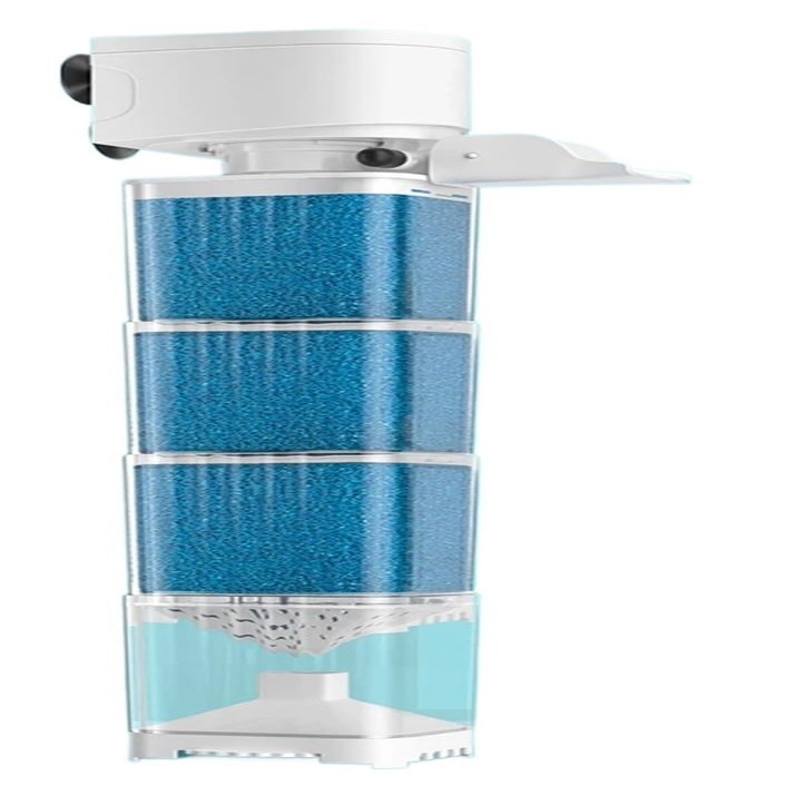 AMRTTWY Aquarium Filter System, Submersible Filter Pump, Silent Air Aerator, Internal Water Wave Maker (35 W)