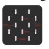 Alksubbm Glasses Storage Organizer for Skadis Pegboards view 3