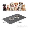 BTCLASSIC Dog & Cat Bowl Mat, 48 × 30 cm, Non-Slip view 4
