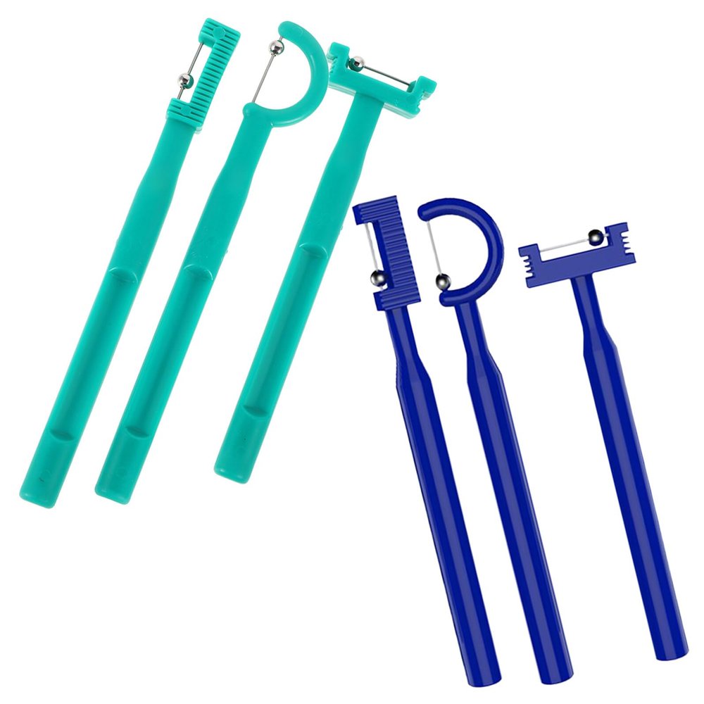 PP and Metal Tongue Tips, 6-Piece Exercise Set for Children