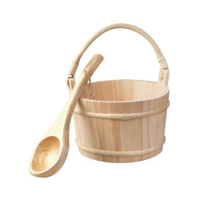 Pugermering Sauna Bucket and Ladle Set