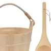 Pugermering Sauna Bucket and Ladle Set view 2