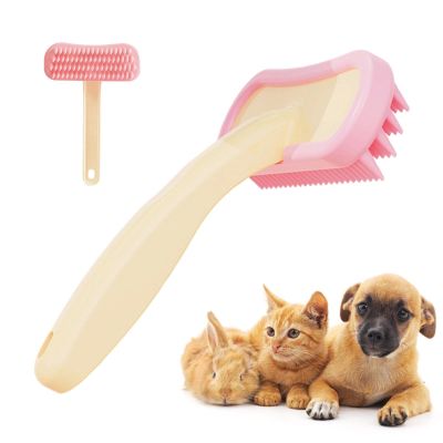 Rabbit Grooming Brush | Soft Silicone Cleaning Comb