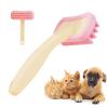 Rabbit Grooming Brush | Soft Silicone Cleaning Comb view 1