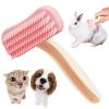 Rabbit Comb - Silicone Soft Hair Detangling and Cleaning Comb view 1