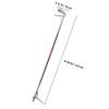 Veemoon Foldable Stainless Steel Snake Catcher Tongs, Silver view 2