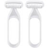 GALPADA 2-Pack Women's Hair Remover with Resin Blades, Portable Body Hair Trimmer for Underarms and Legs view 1