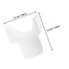Artibetter 5-Piece ABS Replacement Parts for Wheelchairs with White Seat Rail Guides, Easy Installation for Wheelchairs and Transport Chairs view 2