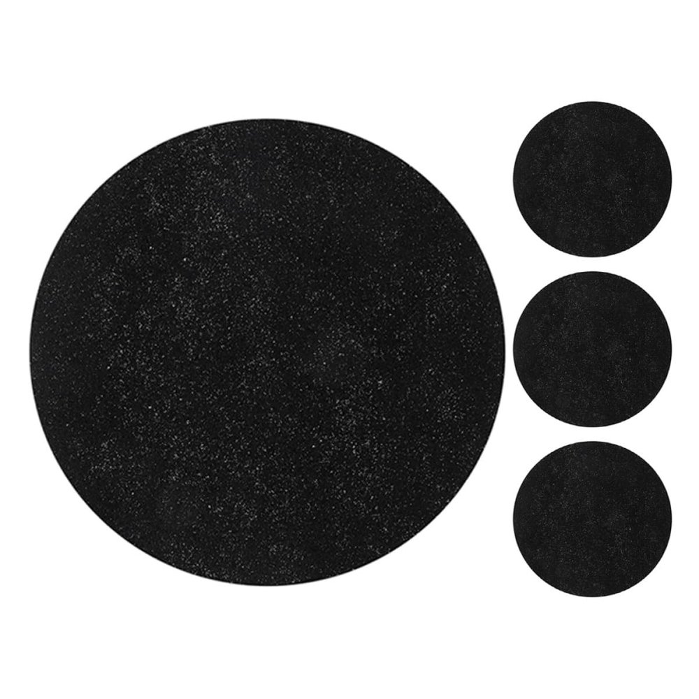 SWETRACE Round Compost Bin Filters with Replaceable Activated Charcoal Pads, 4-Piece Set
