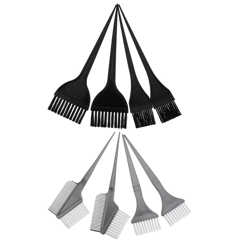 Tofficu 8-Piece PC Hair Dye Brush Set for Salon and DIY Coloring