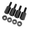 Eminchu 1.5-Inch Seat Risers, 1.5–2-Inch Lift, Compatible Design, Black view 3