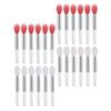 ifundom 24-Piece Silicone Lip Brush Applicators with Aluminum Sleeves view 1