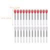 ifundom 24-Piece Silicone Lip Brush Applicators with Aluminum Sleeves view 2