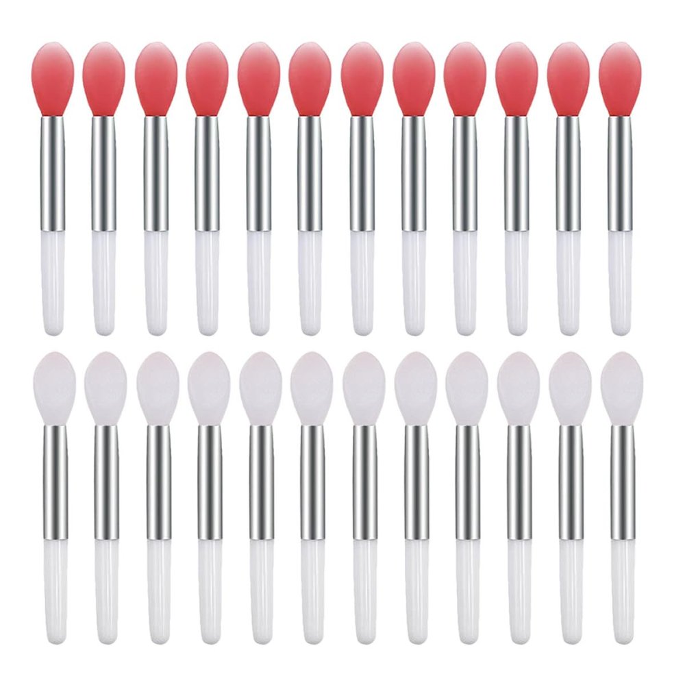 GALPADA Silicone Lip Brush with Aluminum Tube and ABS Handle