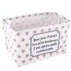 ifundom Coffee Canvas Storage Basket, Square Multifunctional Organizer for Baby and Kids' Rooms and Home view 1