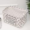 ifundom Coffee Canvas Storage Basket, Square Multifunctional Organizer for Baby and Kids' Rooms and Home view 4