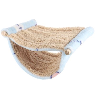ROMISBABA Double-Layer Hamster Hammock, Soft Lint Material, Warm Guinea Pig Bed for Small Cages