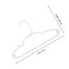 IDEANATEGRATE 10-Pack White PP Children's Hangers, Non-Slip Design view 2