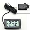 EasyByMall Digital Thermometer with Probe, LCD Display, -50 to 110°C, Waterproof Sensor, Black view 4