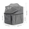 Ginwrek Bicycle Basket for Dogs with Quick-Release Buckles, Multifunctional Pet Carrier, Gray view 2