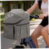 Ginwrek Bicycle Basket for Dogs with Quick-Release Buckles, Multifunctional Pet Carrier, Gray view 4