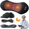 3-in-1 Back Massager with Traction, Vibration and Heat, USB, Black view 1