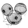 SEWACC 3-Pack Iron Hanging Hay Feeders for Rabbits and Small Pets view 1