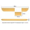Robot Vacuum Threshold Pad, Adjustable Silicone Ramp for Yunzhijia, 1.6 cm, Yellow view 4