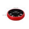 KJHBV Stainless Steel Replacement Wheels for Shopping Carts and Wheelchairs view 2