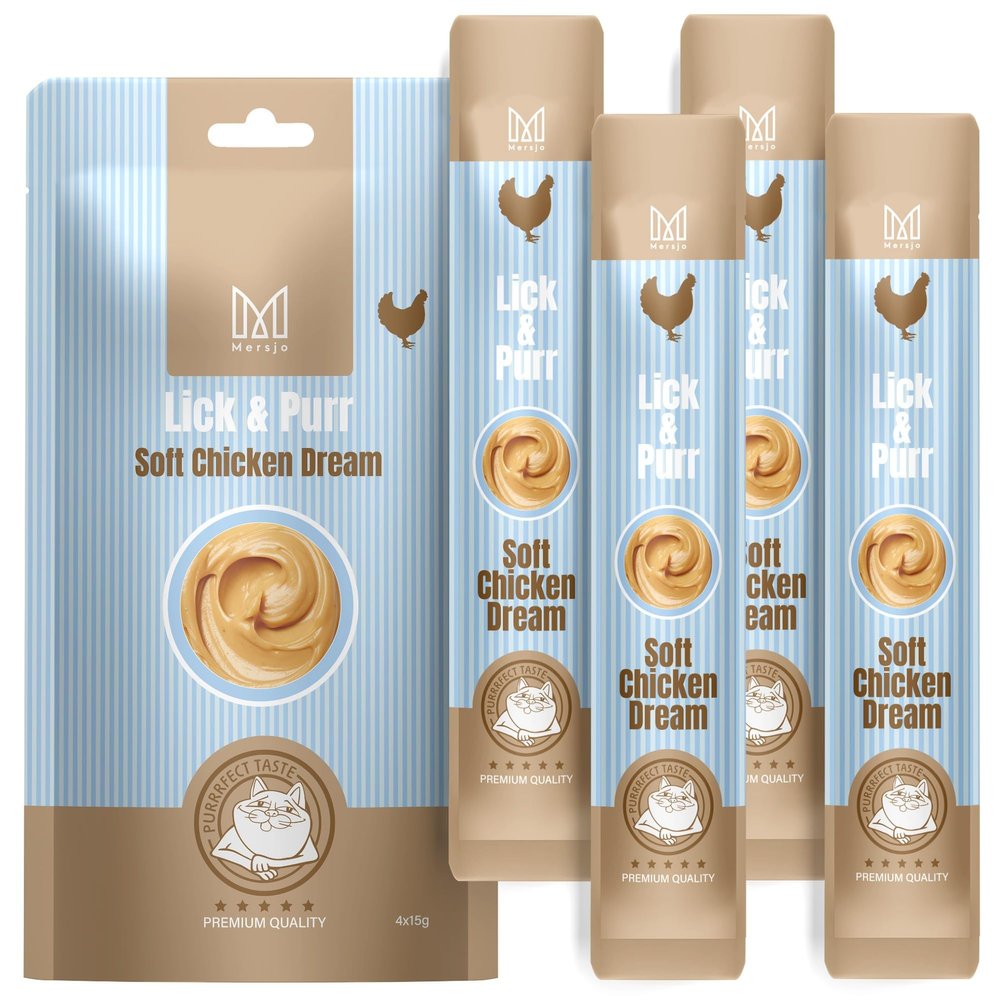 MERSJO Lick & Purr Soft Chicken Dream, 60 g