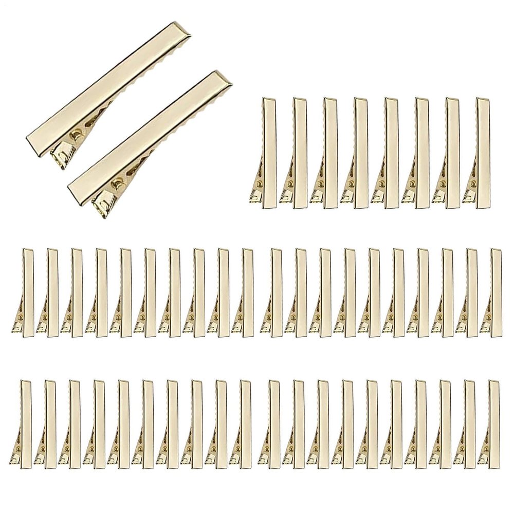 Duckbill Hair Clips, 50 Pieces, Extra-Long Design