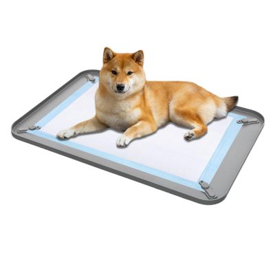 Pee Pad Holder, Non-Slip Leakproof Silicone Tray