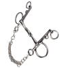 RiToEasysports Stainless Steel Pelham Bit for Horses, Durable, Easy Control, Jointed Mouthpiece, 12.7 x 1.8 cm view 2