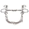 RiToEasysports Stainless Steel Pelham Bit for Horses, Durable, Easy Control, Jointed Mouthpiece, 12.7 x 1.8 cm view 3