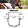 RiToEasysports Stainless Steel Pelham Bit for Horses, Durable, Easy Control, Jointed Mouthpiece, 12.7 x 1.8 cm view 4