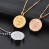 Pet Urn Necklace with Paw Print view 2