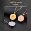 Pet Urn Necklace with Paw Print view 3