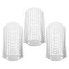 VOSAREA Stainless Steel Callus File, Lightweight and Reusable, 3-Piece Set, Silver-Colored, for At-Home and Salon Pedicures view 1