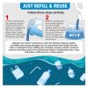 300 ml Shaver Cleaning Solution Compatible with Braun Clean & Renew CCR Systems view 4