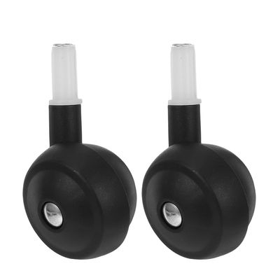 FELTECHELECTR Swivel Replacement Wheels, 2-Pack, Quiet, Wear-Resistant PP, for Baby Walkers and Strollers