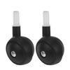 FELTECHELECTR Swivel Replacement Wheels, 2-Pack, Quiet, Wear-Resistant PP, for Baby Walkers and Strollers view 1
