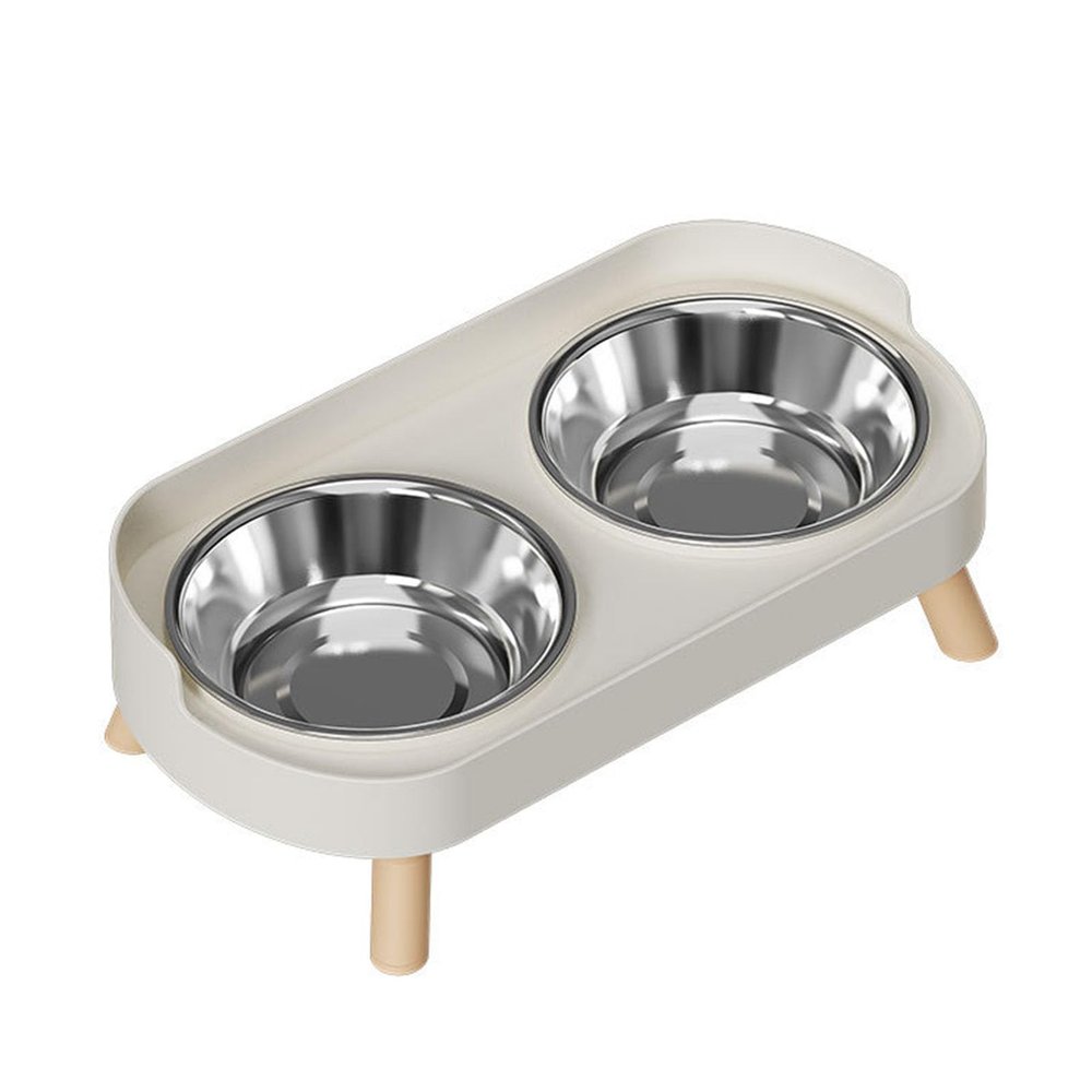 Elevated Dog Bowls with Splash Guard